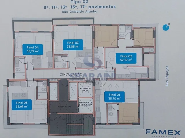 Imagem 2: Apartamento Stúdio À Venda no Edifício Residencial Sky em Pato Branco