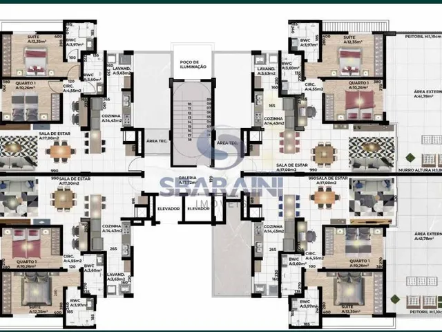 Imagem 2: Apartamento 2 Quartos À Venda em Pato Branco.no Residencial Leonis
