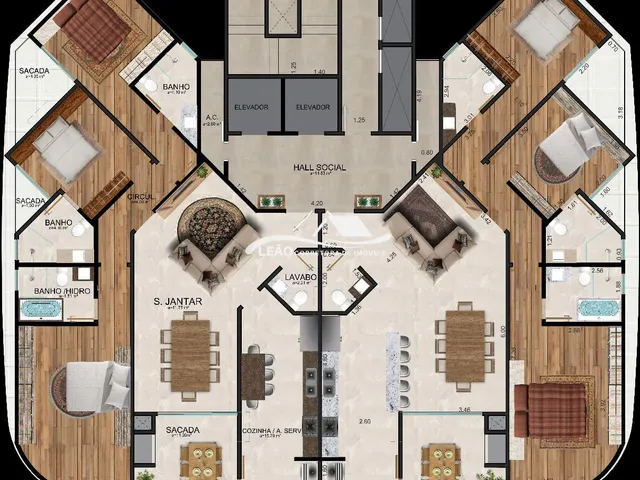 Imagem 2: Apartamento com 3 Suítes no Mont Blanc