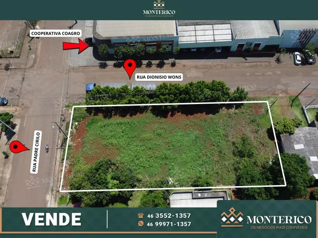 Imagem 1: Vende Terreno de Esquina em Frente a Cooperativa Coagro
