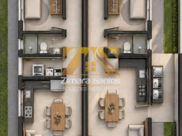 Imagem 5: Casa 2/4 Sendo 1 Suíte, 67,01M² -1205 Sul (Arso 122) - Plano Diretor Sul - Palmas/To