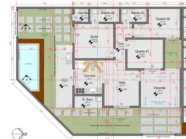Imagem 3: Casa 3/4, Sendo 1 Suíte, 111,36M² - 1504 Sul (Arso 151) - Palmas/To