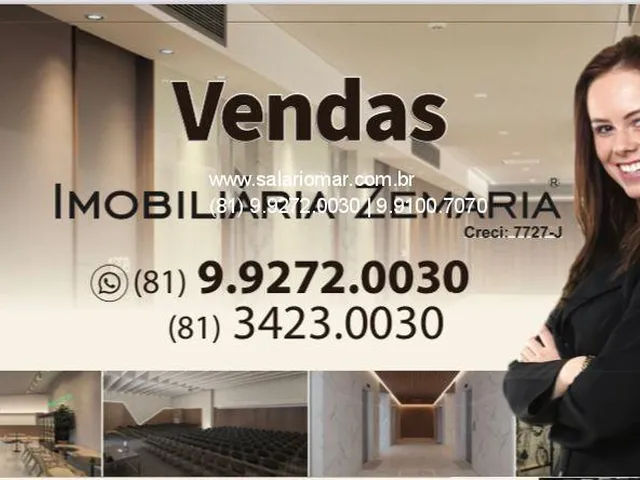 Imagem 9: Sala no Empresarial Rio Mar Trade Center, 1 Vaga de Garagem, 27M², Venda Ou Locação no Pina, Recife-Pe!