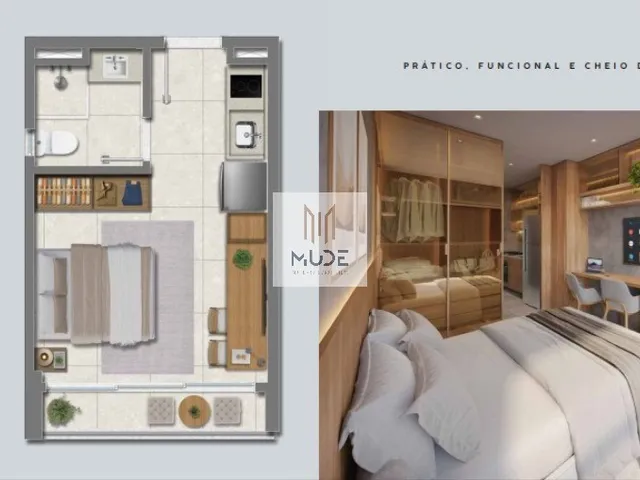 Imagem 10: Collection Barra | Lançamento de Studios e Quarto &Amp; Sala , Opções com Varanda | Áreas de 18M² a 34M²