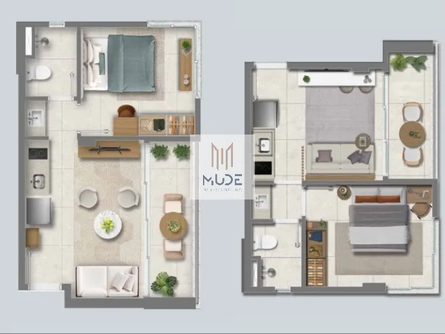 Imagem 6: Collection Barra | Lançamento de Studios e Quarto &Amp; Sala , Opções com Varanda | Áreas de 18M² a 34M²