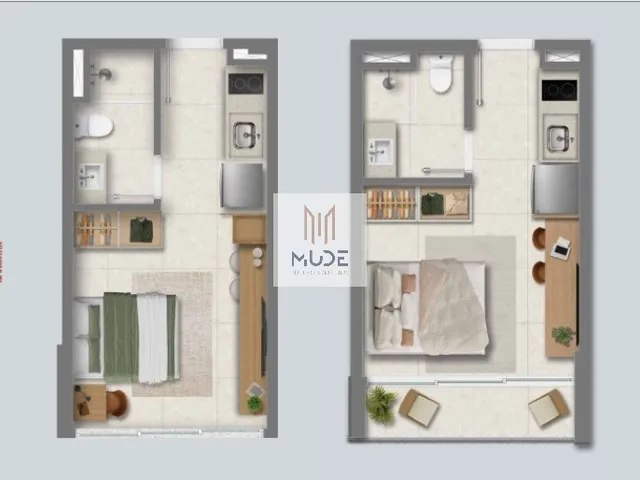Imagem 2: Collection Barra | Lançamento de Studios e Quarto &Amp; Sala , Opções com Varanda | Áreas de 18M² a 34M²