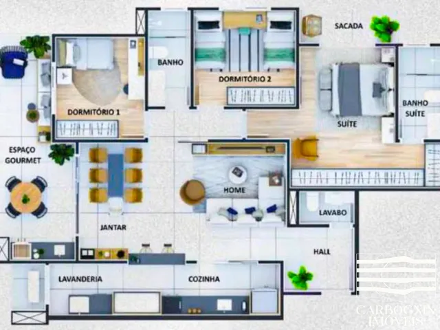 Imagem 5: Apartamento a Venda no Condomínio Residencial Madah na Vila São João em Caçapava