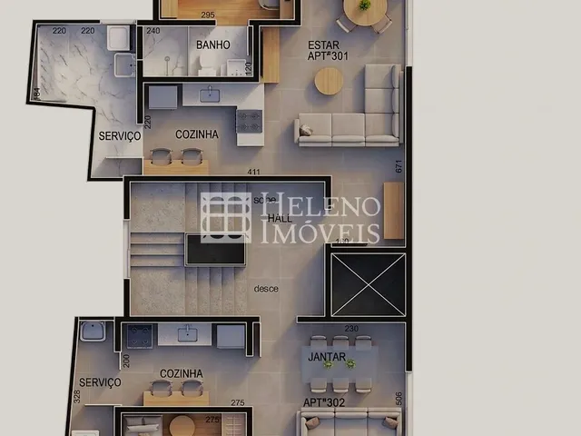 Imagem 3: Apartamentos de 3 Quartos À Venda no Bairro Letícia - Belo Horizonte/Mg