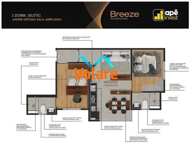 Imagem 12: Apartamento na Planta em Bela Vista Osasco, 2 Suítes, 46M², Varanda, 1 Vaga, Piscina, Entrega em 2026