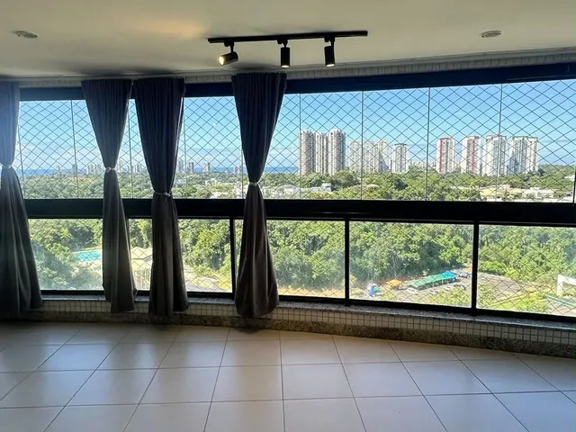 Imagem 5: Alugo Apartamento com 91M2 Varanda Gourmet Vista Mar, 2/4, Suíte, 1 Vaga, Infraestrutura- Alphaville I -Salvador/Ba