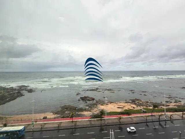 Imagem 2: Quarto e Sala com Vista Mar no Pituba Privilege