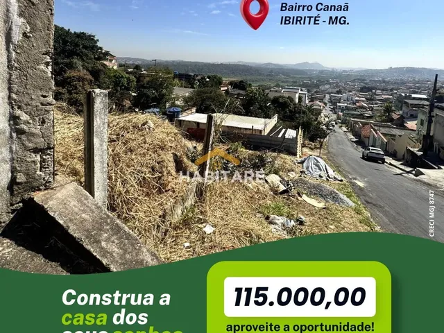 Imagem: Lote 360,00 M2 - Bairro Canaã - Ibirité